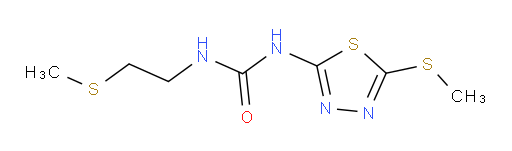1-(5-(methylthio)-1,3,4-thiadiazol-2-yl)-3-(2-(methylthio)ethyl)urea