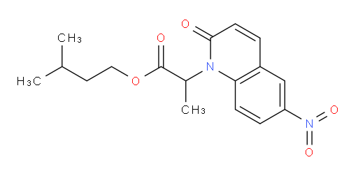 isopentyl 2-(6-nitro-2-oxoquinolin-1(2H)-yl)propanoate