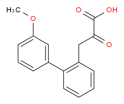 3-(3'-methoxy-[1,1'-biphenyl]-2-yl)-2-oxopropanoic acid