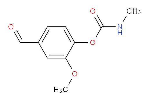 4-formyl-2-methoxyphenyl methylcarbamate