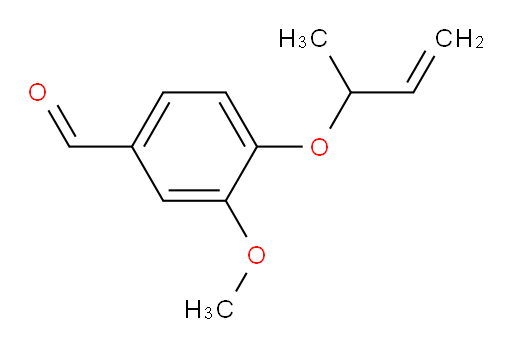 4-(but-3-en-2-yloxy)-3-methoxybenzaldehyde