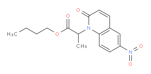 butyl 2-(6-nitro-2-oxoquinolin-1(2H)-yl)propanoate