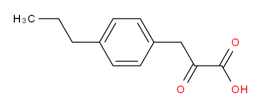 2-oxo-3-(4-propylphenyl)propanoic acid