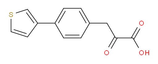 2-oxo-3-(4-(thiophen-3-yl)phenyl)propanoic acid
