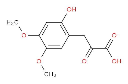 3-(2-hydroxy-4,5-dimethoxyphenyl)-2-oxopropanoic acid