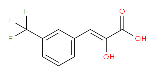 (Z)-2-hydroxy-3-(3-(trifluoromethyl)phenyl)acrylic acid