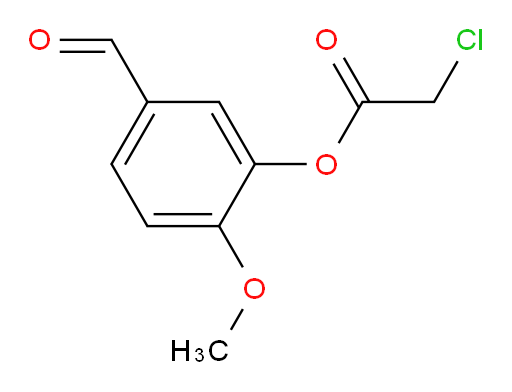 5-formyl-2-methoxyphenyl 2-chloroacetate