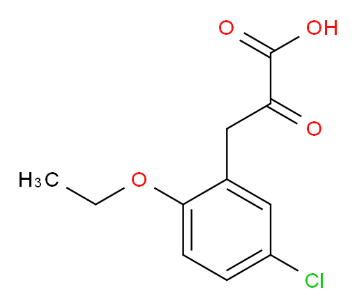 3-(5-chloro-2-ethoxyphenyl)-2-oxopropanoic acid