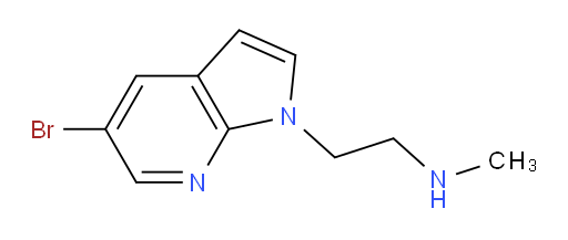 2-(5-bromo-1H-pyrrolo[2,3-b]pyridin-1-yl)-N-methylethanamine