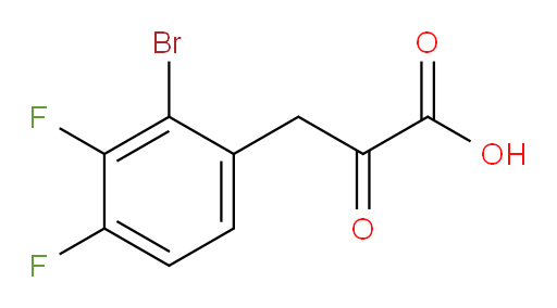 3-(2-bromo-3,4-difluorophenyl)-2-oxopropanoic acid