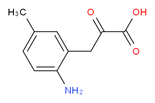 3-(2-amino-5-methylphenyl)-2-oxopropanoic acid