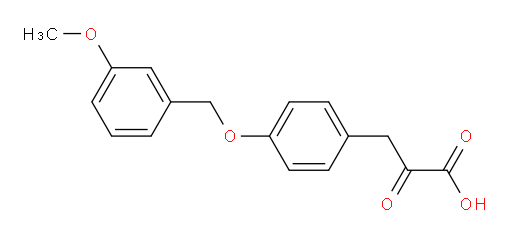 3-(4-((3-methoxybenzyl)oxy)phenyl)-2-oxopropanoic acid