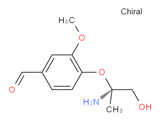 (R)-4-((2-amino-1-hydroxypropan-2-yl)oxy)-3-methoxybenzaldehyde