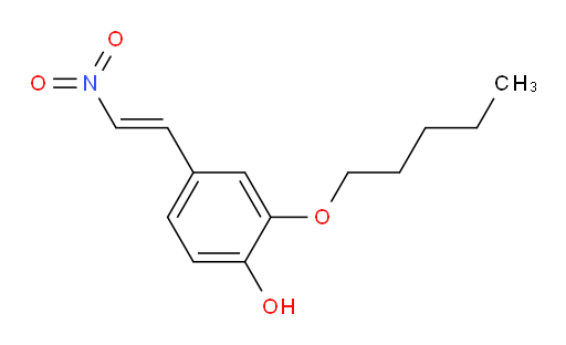 (E)-4-(2-nitrovinyl)-2-(pentyloxy)phenol