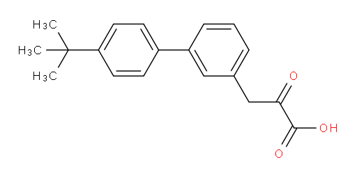 3-(4'-(tert-butyl)-[1,1'-biphenyl]-3-yl)-2-oxopropanoic acid
