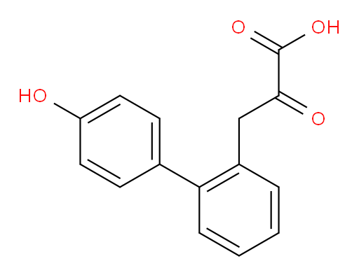 3-(4'-hydroxy-[1,1'-biphenyl]-2-yl)-2-oxopropanoic acid