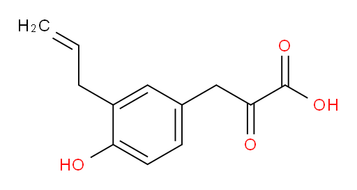 3-(3-allyl-4-hydroxyphenyl)-2-oxopropanoic acid