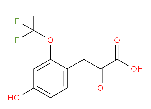 3-(4-hydroxy-2-(trifluoromethoxy)phenyl)-2-oxopropanoic acid