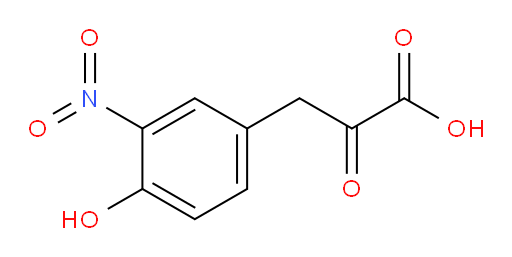 3-(4-hydroxy-3-nitrophenyl)-2-oxopropanoic acid