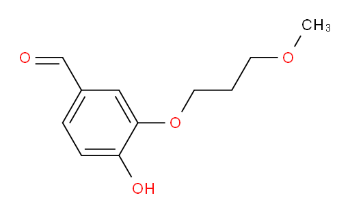 4-hydroxy-3-(3-methoxypropoxy)benzaldehyde