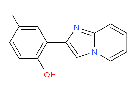4-fluoro-2-(imidazo[1,2-a]pyridin-2-yl)phenol