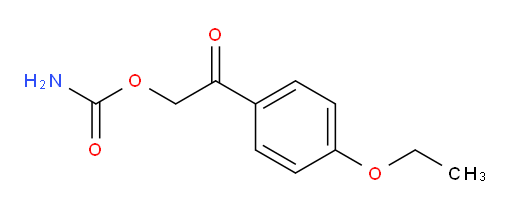 2-(4-ethoxyphenyl)-2-oxoethyl carbamate