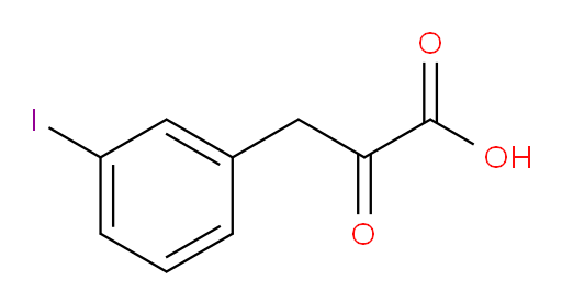 3-(3-iodophenyl)-2-oxopropanoic acid