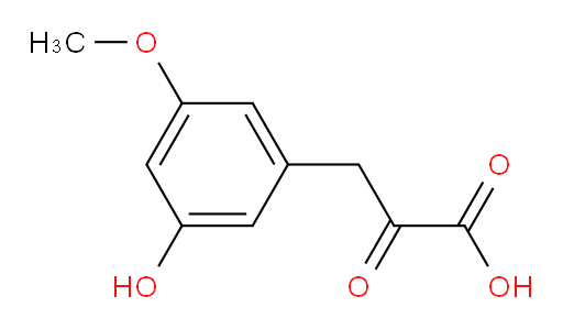 3-(3-hydroxy-5-methoxyphenyl)-2-oxopropanoic acid