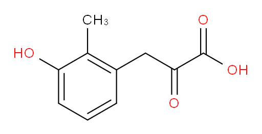 3-(3-hydroxy-2-methylphenyl)-2-oxopropanoic acid