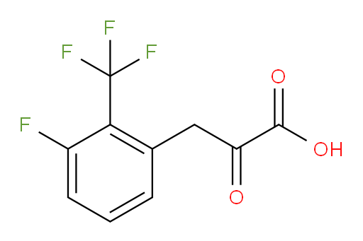 3-(3-fluoro-2-(trifluoromethyl)phenyl)-2-oxopropanoic acid