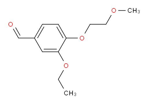 3-ethoxy-4-(2-methoxyethoxy)benzaldehyde
