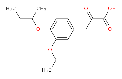 3-(4-(sec-butoxy)-3-ethoxyphenyl)-2-oxopropanoic acid