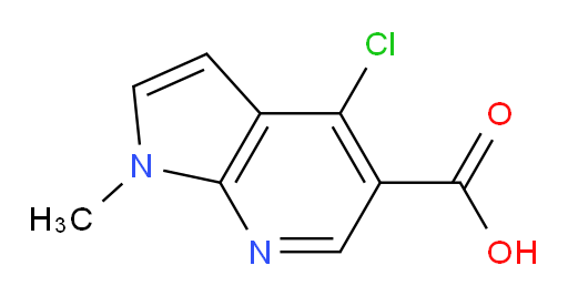 4-chloro-1-methyl-1H-pyrrolo[2,3-b]pyridine-5-carboxylic acid