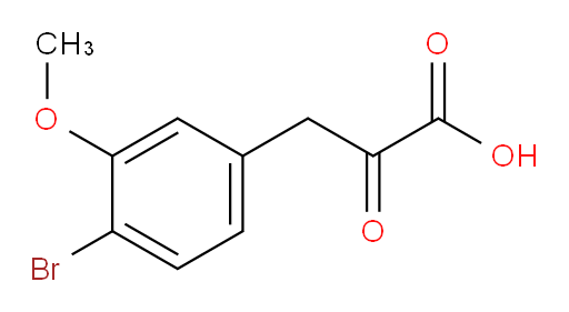 3-(4-bromo-3-methoxyphenyl)-2-oxopropanoic acid