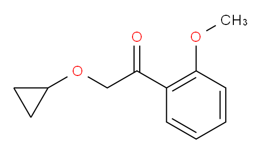2-cyclopropoxy-1-(2-methoxyphenyl)ethanone