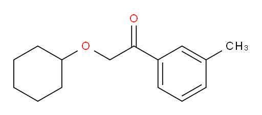 2-(cyclohexyloxy)-1-(m-tolyl)ethanone
