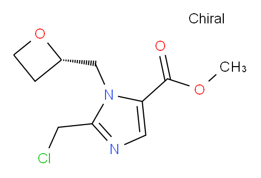 (S)-methyl 2-(chloromethyl)-1-(oxetan-2-ylmethyl)-1H-imidazole-5-carboxylate