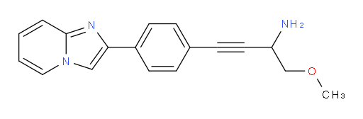 4-(4-(imidazo[1,2-a]pyridin-2-yl)phenyl)-1-methoxybut-3-yn-2-amine