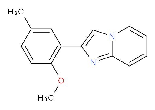2-(2-methoxy-5-methylphenyl)imidazo[1,2-a]pyridine