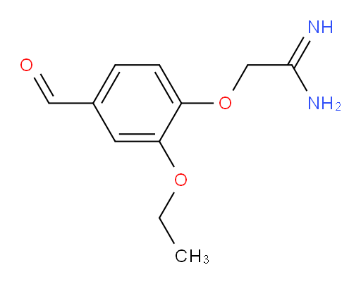 2-(2-ethoxy-4-formylphenoxy)acetimidamide