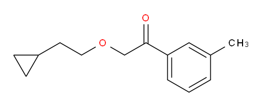 2-(2-cyclopropylethoxy)-1-(m-tolyl)ethanone
