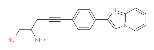 2-amino-5-(4-(imidazo[1,2-a]pyridin-2-yl)phenyl)pent-4-yn-1-ol