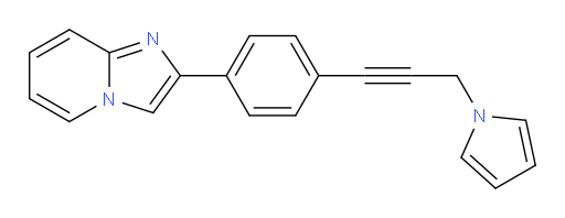2-(4-(3-(1H-pyrrol-1-yl)prop-1-yn-1-yl)phenyl)imidazo[1,2-a]pyridine