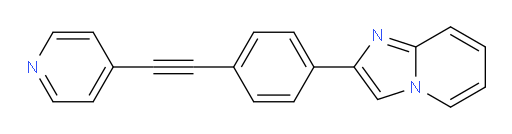 2-(4-(pyridin-4-ylethynyl)phenyl)imidazo[1,2-a]pyridine