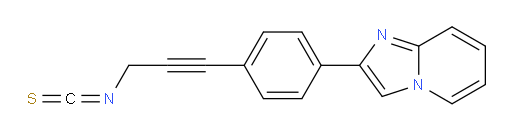 2-(4-(3-isothiocyanatoprop-1-yn-1-yl)phenyl)imidazo[1,2-a]pyridine