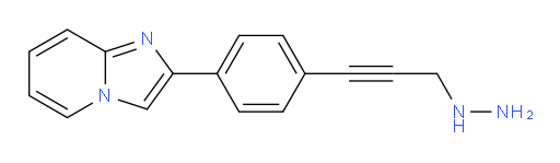 2-(4-(3-hydrazinylprop-1-yn-1-yl)phenyl)imidazo[1,2-a]pyridine