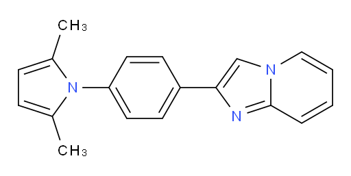 2-(4-(2,5-dimethyl-1H-pyrrol-1-yl)phenyl)imidazo[1,2-a]pyridine