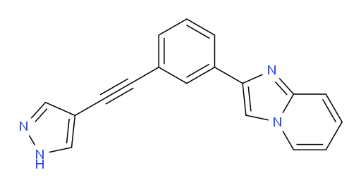 2-(3-((1H-pyrazol-4-yl)ethynyl)phenyl)imidazo[1,2-a]pyridine
