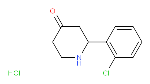 2-(2-chlorophenyl)piperidin-4-one hydrochloride