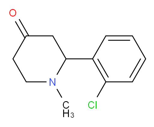 2-(2-chlorophenyl)-1-methylpiperidin-4-one